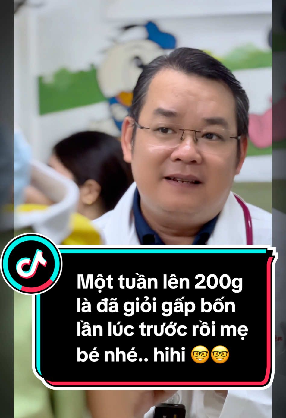 Bé lên được 200g/tuần rồi Bs Nguyên ạ.. #bstrinhdinhthenguyen #dinhduong #xuhuongtiktok #tiktokvietnam #mevabe